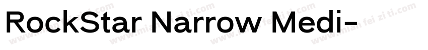 RockStar Narrow Medi字体转换